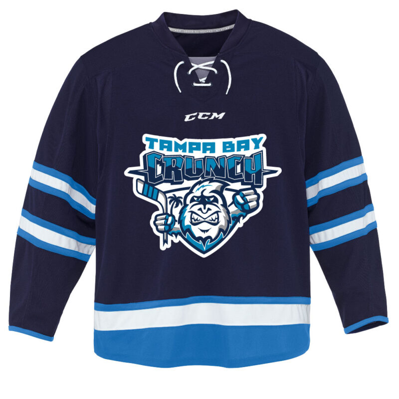 CRUNCH GAME JERSEY NAVY - AHCI Merchandise