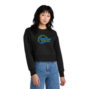 SUNCOAST FLEECE CROPPED CREW