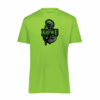 Krewe Performance Tee, anchor design, lime green