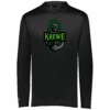 Tampa Bay Krewe lightweight performance hoodie, anchor logo, black