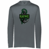 Tampa Bay Krewe lightweight performance hoodie, anchor logo, graphite