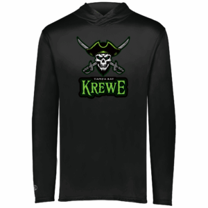Tampa Bay Krewe lightweight performance hoodie, black