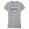 Tampa Bay Crunch women's fitted cotton tee, light heather grey