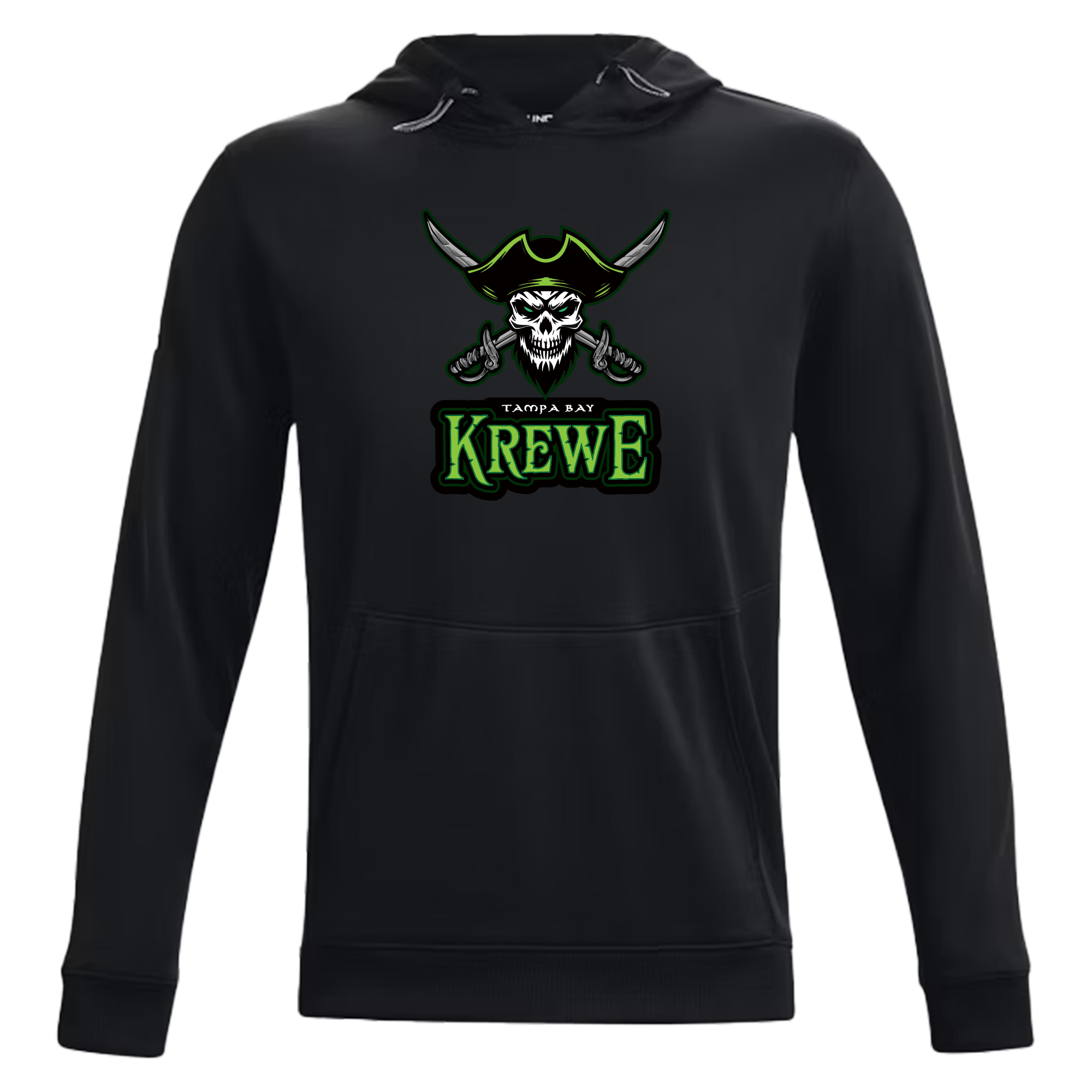 UA 1370379 Fleece Storm Hoodie Tampa Bay Krewe black Tampa Bay Krewe Storm Hoodie, black