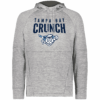 Tampa Bay Crunch all pro performance hoodie, athletic grey heather