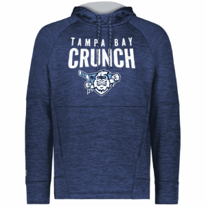 Tampa Bay Crunch all pro performance hoodie, navy heather