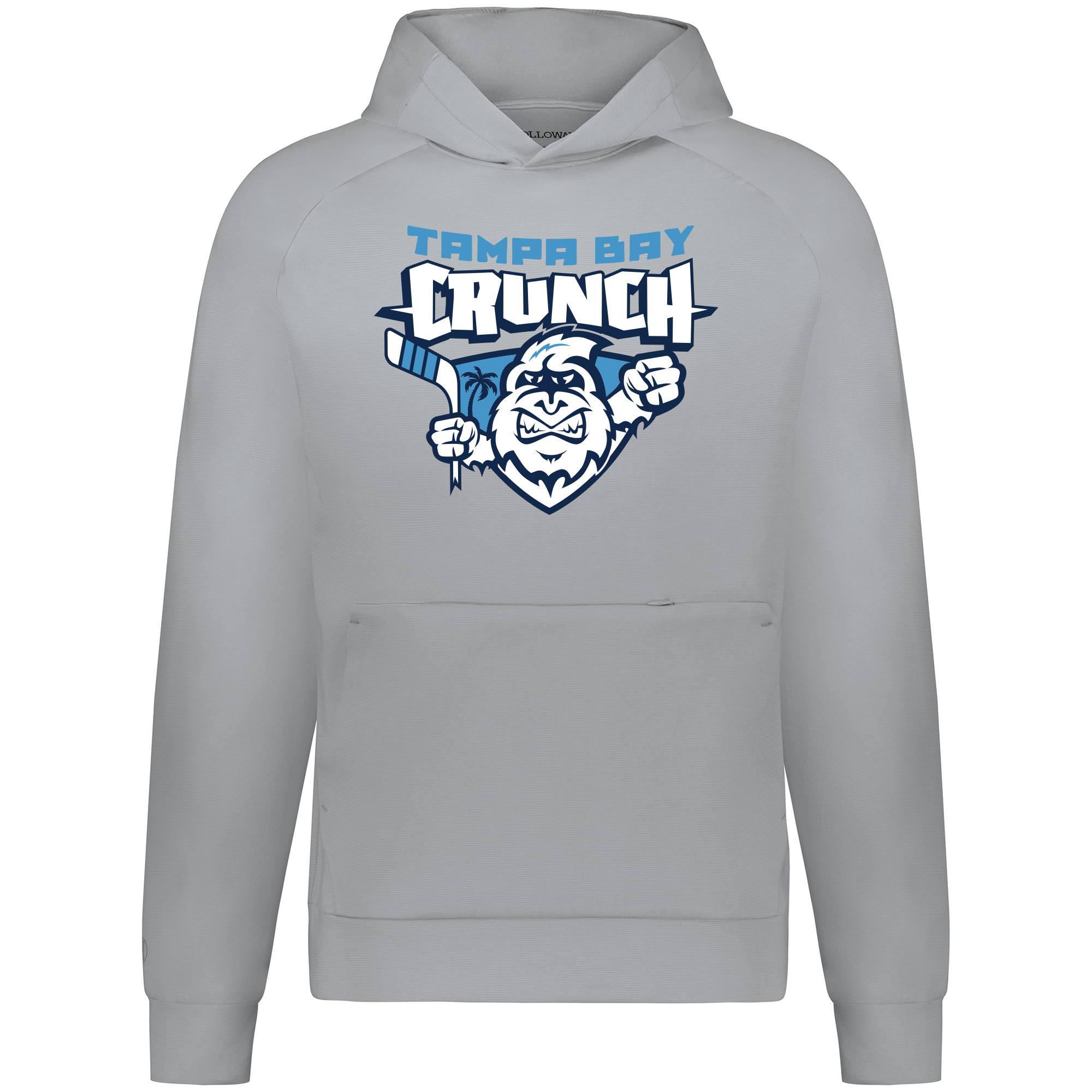 Tampa Bay Crunch city series hoodie, pewter