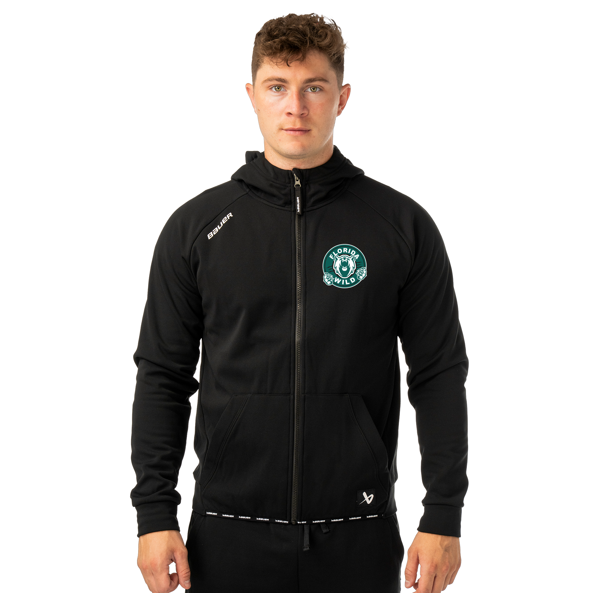 Florida Wild Bauer zip hoodie S26, black