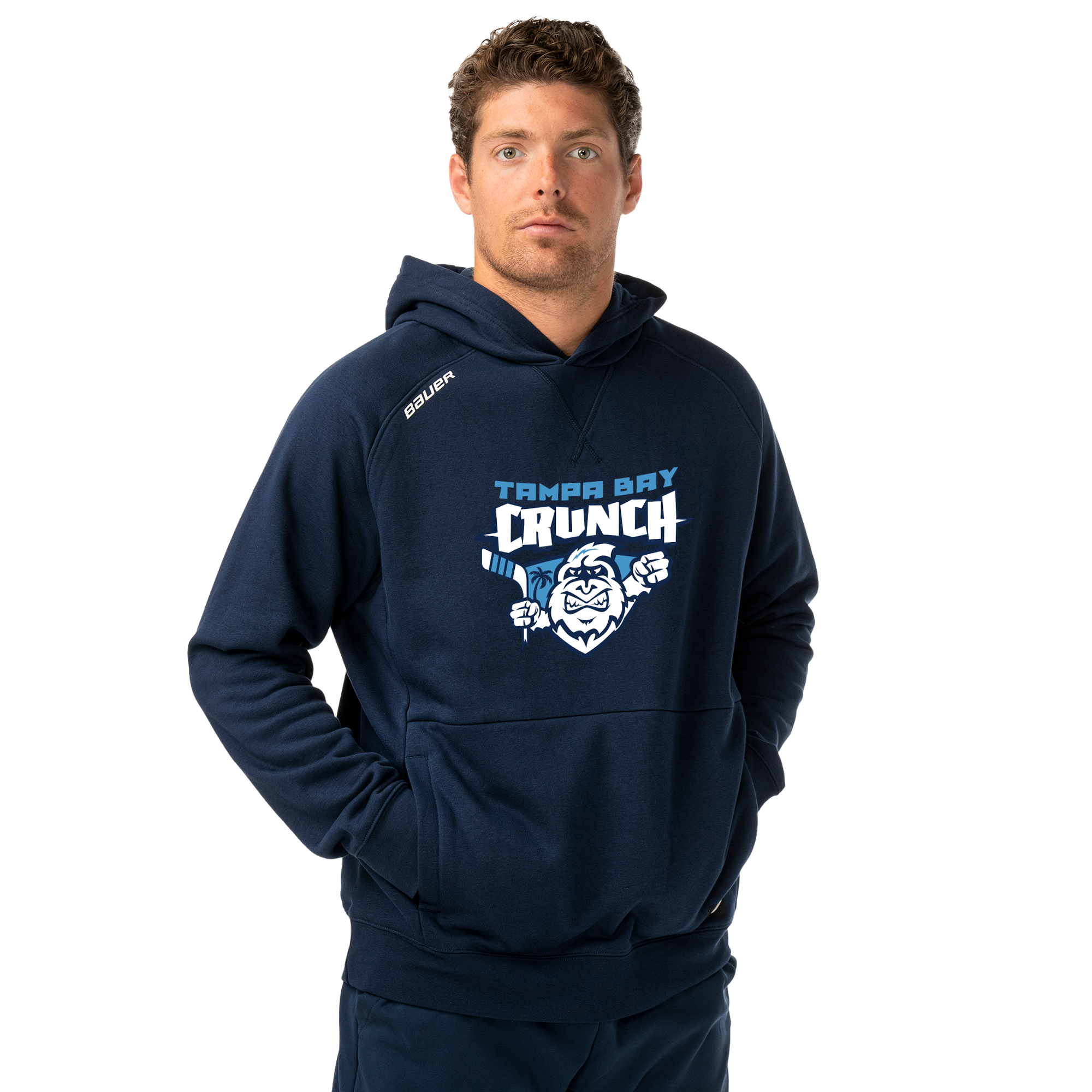 Tampa Bay Crunch Bauer Ultimate Hoodie S26, navy